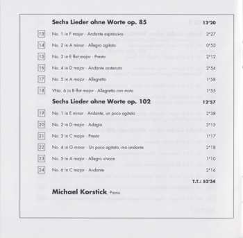 2CD Felix Mendelssohn-Bartholdy: Lieder Ohne Worte ∙ Variations Sérieuses