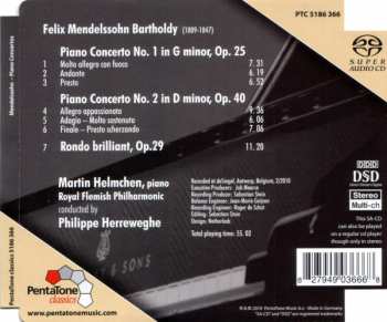 SACD Philippe Herreweghe: The Piano Concertos / Rondo Brilliant, Op. 29