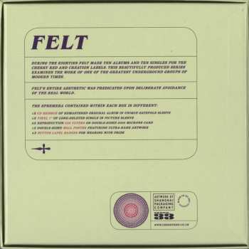 CD/SP/Coffret Felt: Poem Of The River LTD