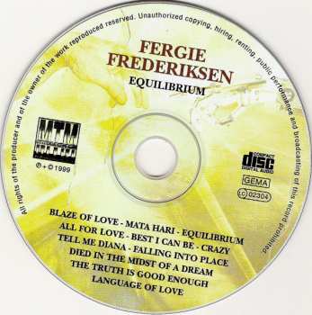 CD Fergie Frederiksen: Equilibrium