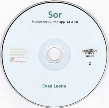 3CD Fernando Sor: Complete Studies For Guitar