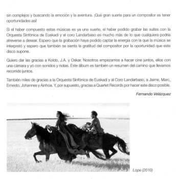 CD Fernando Velázquez: Concert Suites / Music For Films