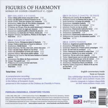 4CD/Coffret Ferrara Ensemble: Figures Of Harmony (Songs Of Codex Chantilly C. 1390)