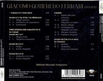 CD Giacomo Gotifredo Ferrari: Sonatas & Balleti