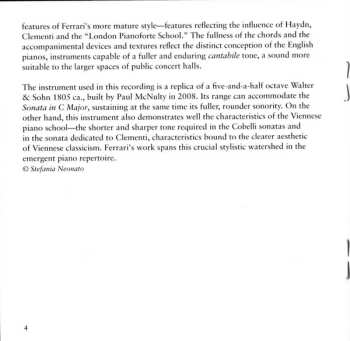 CD Giacomo Gotifredo Ferrari: Sonatas & Balleti