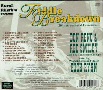 CD Don Reno: Fiddle Breakdown: 20 Instrumental Favorites