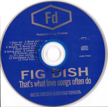 2LP Fig Dish: That's What Love Songs Often Do