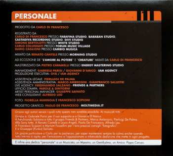 CD Fiorella Mannoia: Personale