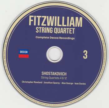 15CD/Coffret Fitzwilliam String Quartet: Complete Decca Recordings LTD