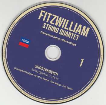 15CD/Coffret Fitzwilliam String Quartet: Complete Decca Recordings LTD