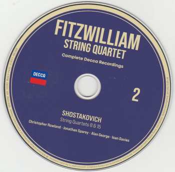 15CD/Coffret Fitzwilliam String Quartet: Complete Decca Recordings LTD