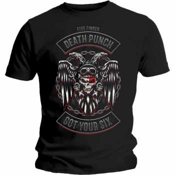 Merch Five Finger Death Punch: T-shirt Biker Badge 