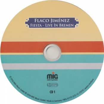 2CD Flaco Jimenez: Fiesta - Live In Bremen