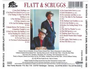4CD/Coffret Flatt & Scruggs: 1948-1959