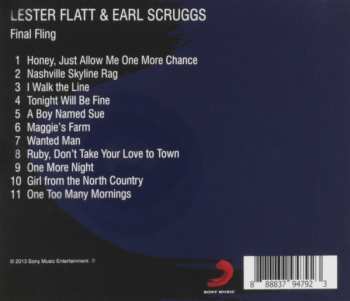 CD Flatt & Scruggs: Final Fling-One Last Time (Just For Kicks)