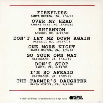 2LP/3CD/SP/Coffret Fleetwood Mac: Live DLX | LTD