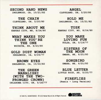 2LP/3CD/SP/Coffret Fleetwood Mac: Live DLX | LTD