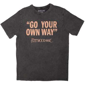 Merch Fleetwood Mac: Stone Wash T-shirt Go Your Own Way