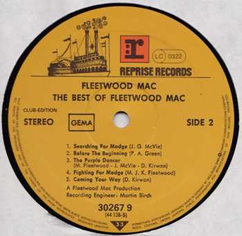 LP Fleetwood Mac: The Best Of Fleetwood Mac