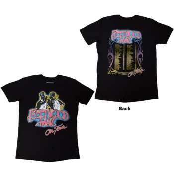 Marchandises Fleetwood Mac: Fleetwood Mac Unisex T-shirt: On Tour (black) (back Print) (small) S