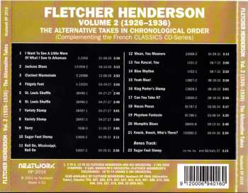 CD Fletcher Henderson: Volume 2 1926-1936 (The Alternative Takes In Chronological Order)