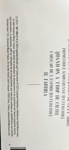 CD Florent Pagny: Grandeur Nature  CLR