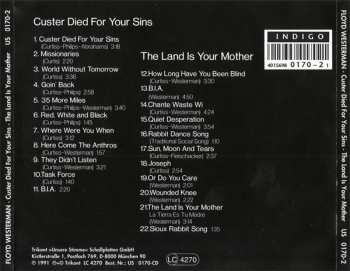 CD Floyd Westerman: Custer Died For Your Sins / The Land Is Your Mother
