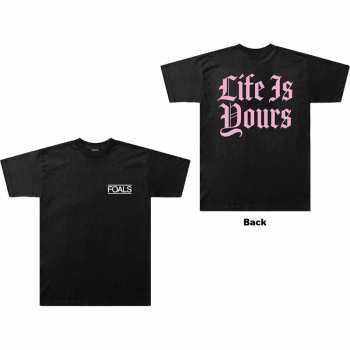 Marchandises Foals: Tričko Life Is Yours Text S