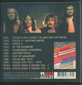 9CD/2DVD/Coffret Focus: 50 Years: Anthology 1970-1976
