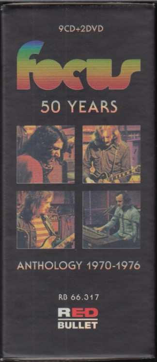 9CD/2DVD/Coffret Focus: 50 Years: Anthology 1970-1976