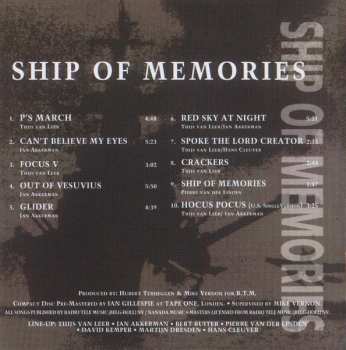 CD Focus: Ship Of Memories