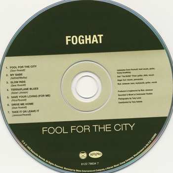 5CD/Coffret Foghat: Original Album Series