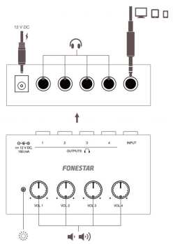 Technique audio Fonestar FDA-4A