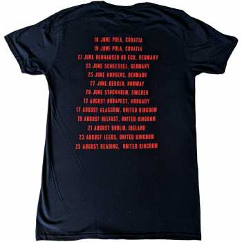 Marchandises Foo Fighters: Foo Fighters Unisex T-shirt: Concrete & Gold 2019 European Tour (ex-tour) (back Print) (small) S
