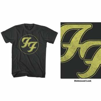 Merch Foo Fighters: T-shirt Distressed Ff Logo Foo Fighters 