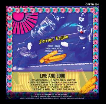 CD Foreign Legion:  Live And Loud At Waterloo, Blackpool