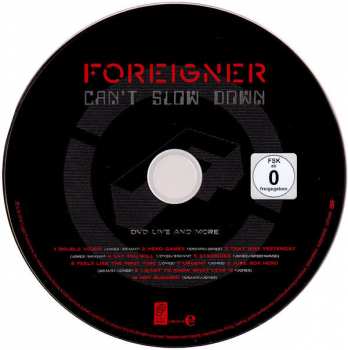 2CD/DVD Foreigner: Can't Slow Down DLX