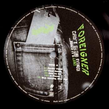 2LP Foreigner: Can't Slow Down...When It's Live!
