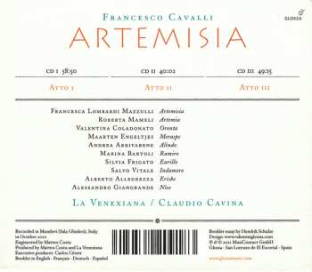 3CD/Coffret Francesco Cavalli: Artemisia