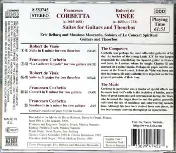 CD Robert de Visée: Suites For Guitars And Theorbos
