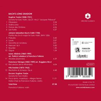 CD Francisco Fullana: Bach’s Long Shadow 
