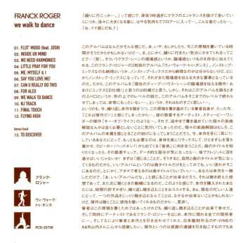 CD Franck Roger: We Walk To Dance