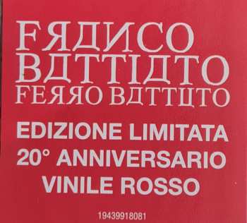 LP Franco Battiato: Ferro Battuto