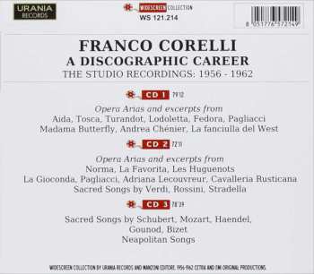 3CD Franco Corelli: A Discographic Career  