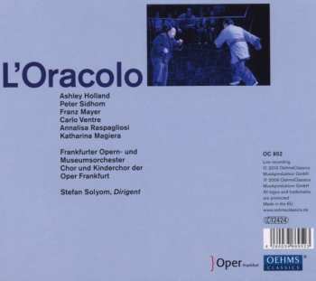 CD Frankfurter Opern- Und Museumsorchester: L'Oracolo