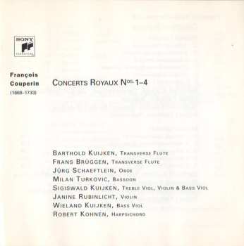 CD François Couperin: Concerts Royaux Nos. 1-4