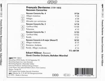 CD Slovak Chamber Orchestra: 4 Bassoon Concerts