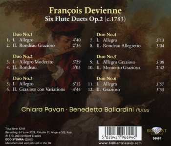 CD François Devienne: 6 Flute Duets, Op. 2