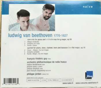 CD Orchestre Philharmonique De Radio France: Beethoven: Piano Concerto No.4 - Piano&Wind Quartet