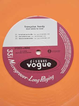 2LP Françoise Hardy: Mon Amie La Rose CLR | LTD